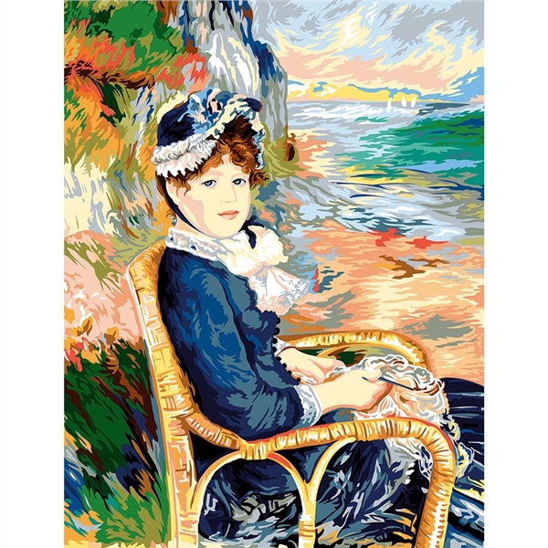 Canevas Seg de Paris - Au Bord de la Mer d'après Renoir - 60 x 80