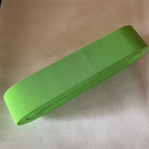 Elastique Plat 40mm Vert Fluo