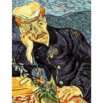 Canevas Seg de Paris - Paul Gachet d'après Van Gogh - 60 x 80