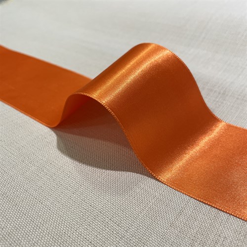 Ruban Satin Orange 6cm