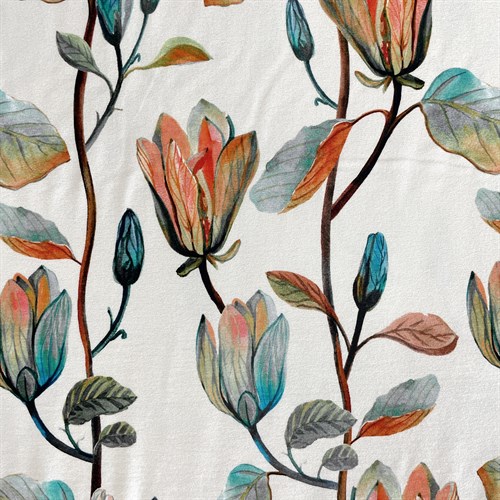 Tissu Jersey Coton - Impression Numérique Fleurs