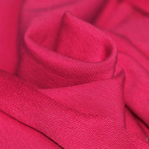 Tissu Jersey Sweat - Fuchsia