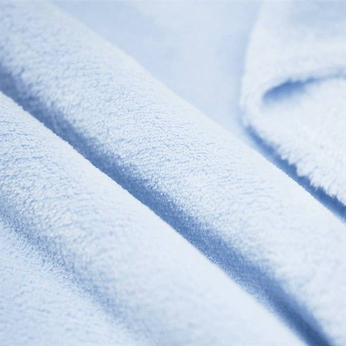 Tissu Polaire Pilou - Bleu Clair