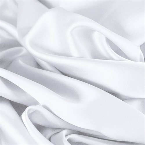Tissu Satin de Coton - Blanc